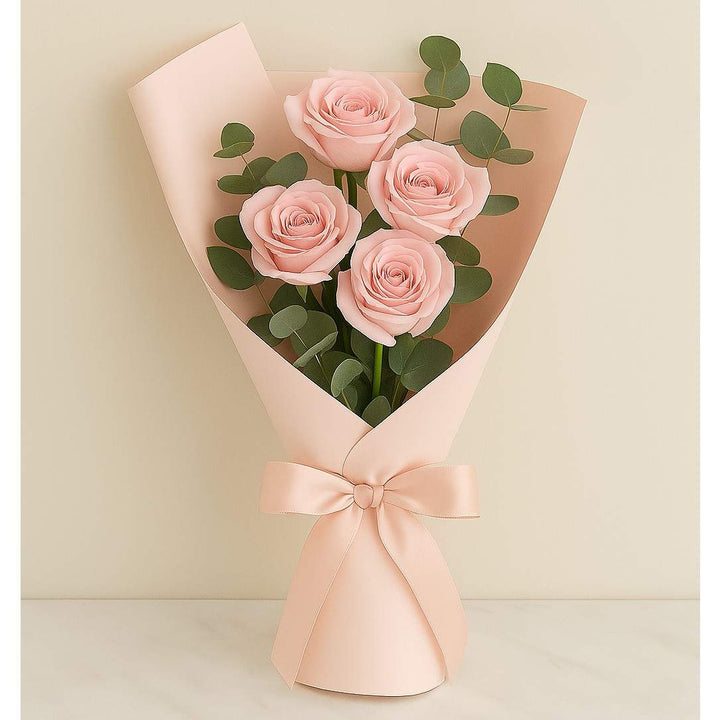 Delicate Pink Rose Hand Bouquet