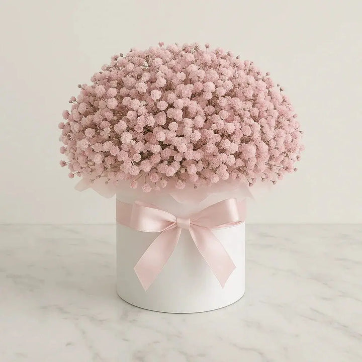 Pink Gypso Flower Box Gift