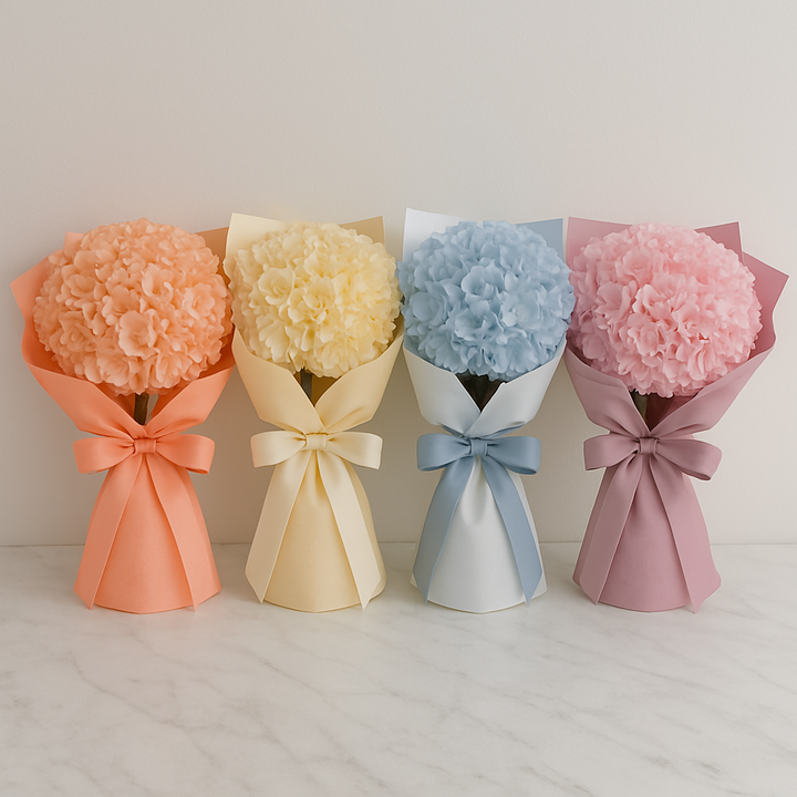 Single Hydrangea Hand Bunch Gift