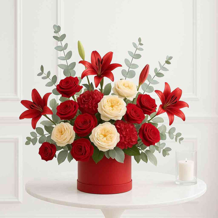 Lily, Carnation & Roses Box